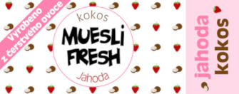 kokos a jahoda